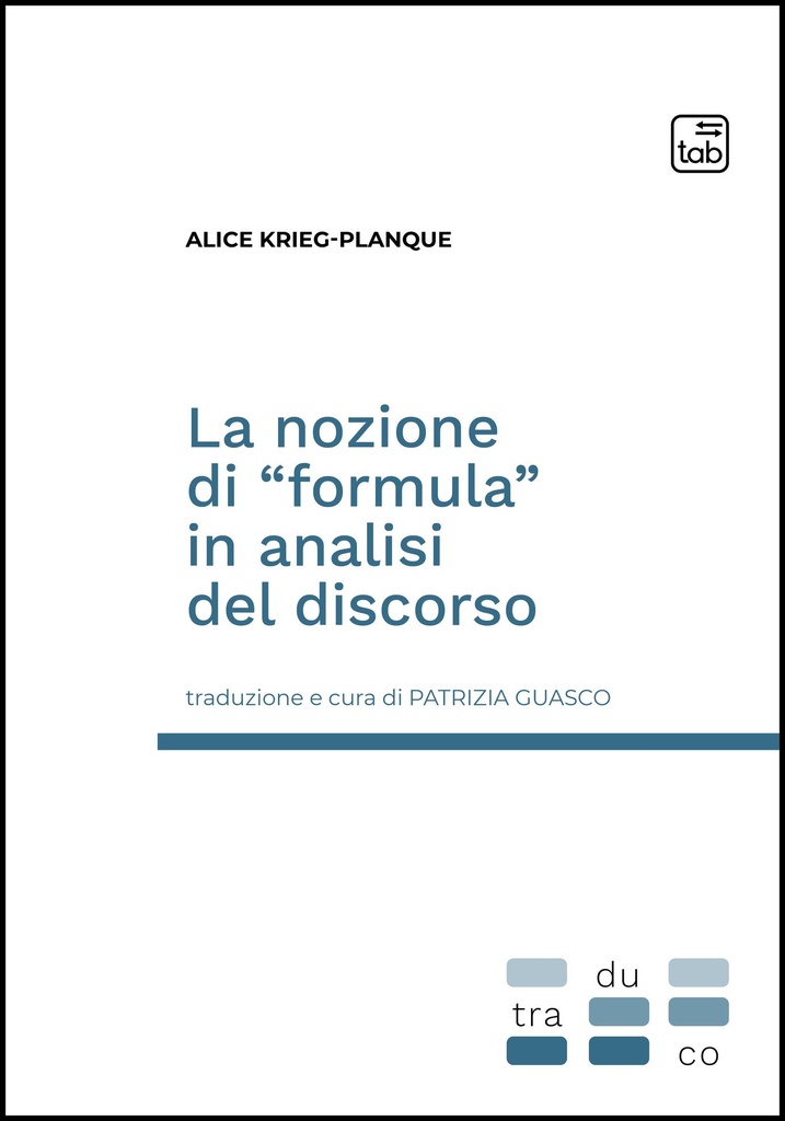 La nozione di “formula” in analisi del discorso