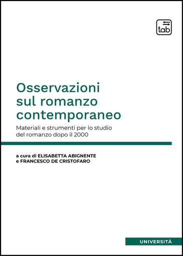 Osservazioni sul romanzo contemporaneo