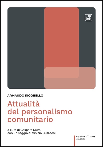 Attualità del personalismo comunitario